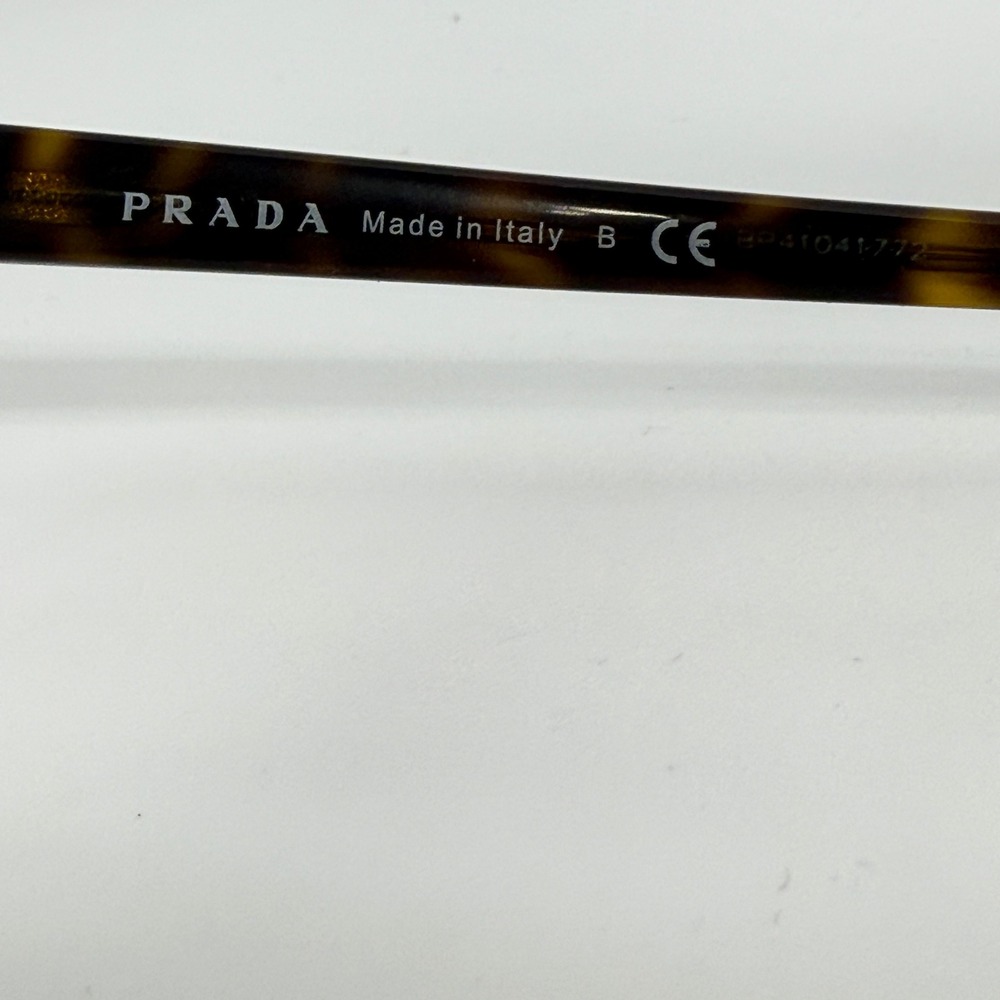 Prada VPR 17V-F Tortoise Shell Eyeglass Frames 54-16-140 2AU-1O1‎ 21953 - Picture 6 of 7